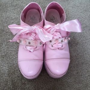 YRU Bomb Pink Platform Shoes